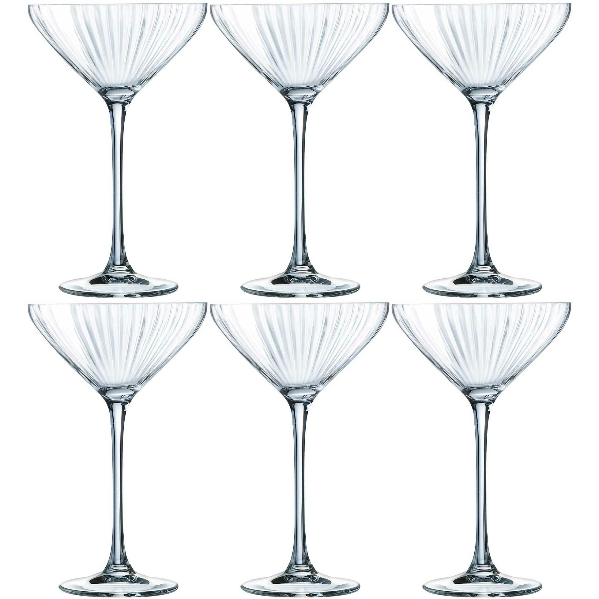 Chef&Sommelier Sym&eacute;trie Drikkeglass 21 Cl  6-pk -  Martiniglass & Cocktailglass Krystall Transparent - 60203832