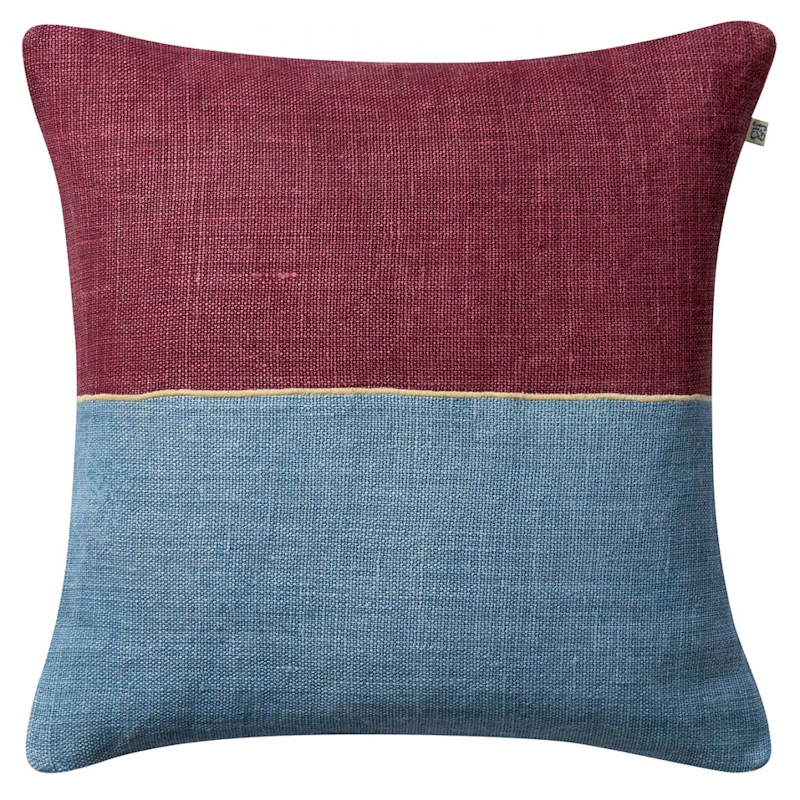 Amol Putetrekk 50x50 cm, Ruby / Dusty Blue