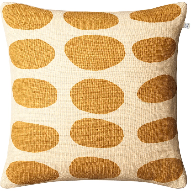 Asim Putetrekk 50x50 cm, Lys Beige / Spicy Yellow