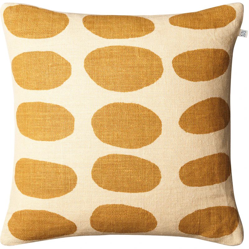 Asim Putetrekk 50x50 cm, Lys Beige / Spicy Yellow