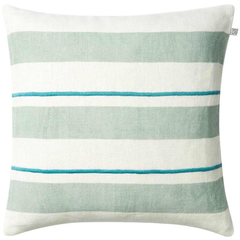 Assam Putetrekk 50x50 cm, Aqua / Sky Blue