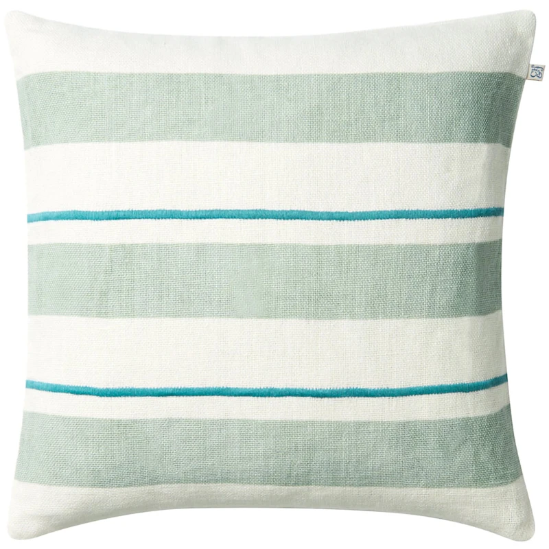 Assam Putetrekk 50x50 cm, Aqua / Sky Blue