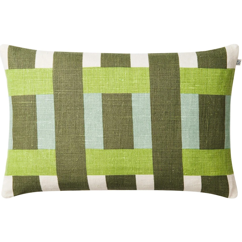 Benaras Putetrekk 50x50 cm, Cactus Green / Aqua