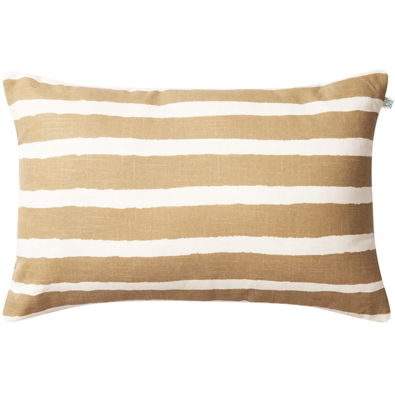 Block Stripe Utepute 40x60 cm, Beige