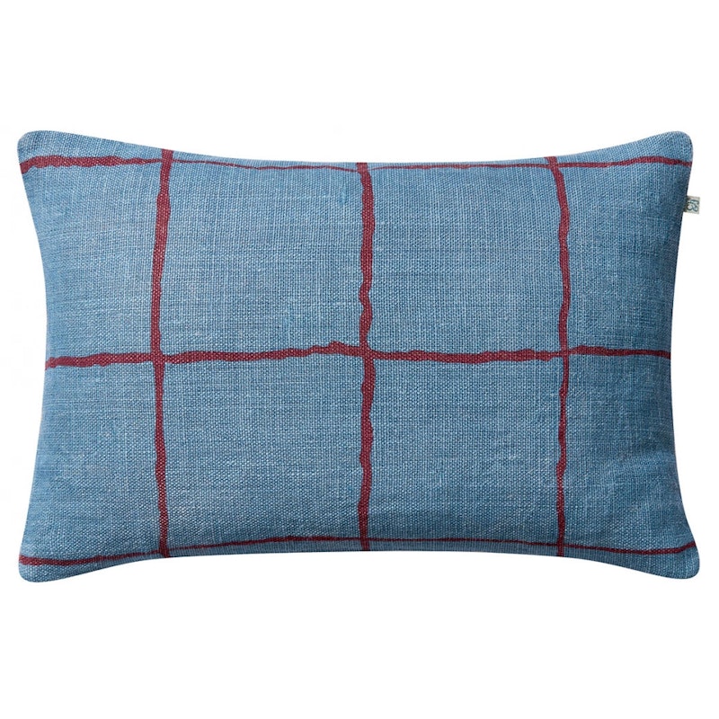Chakra Putetrekk 40x60 cm, Dusty Blue / Ruby