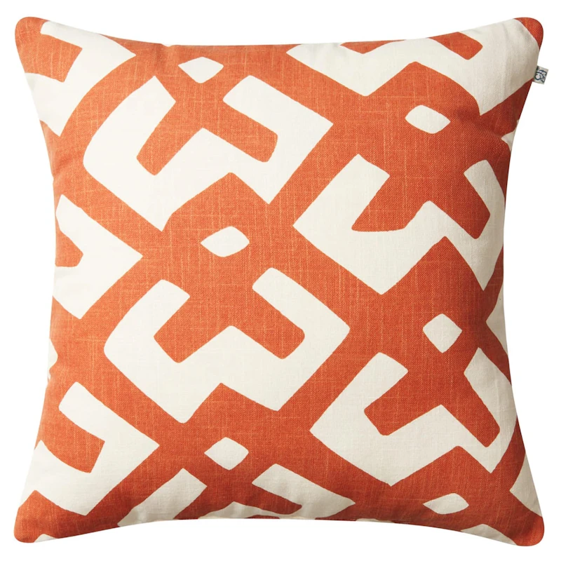 Dadra Pute 50x50 cm, Off-white/Apricot Orange