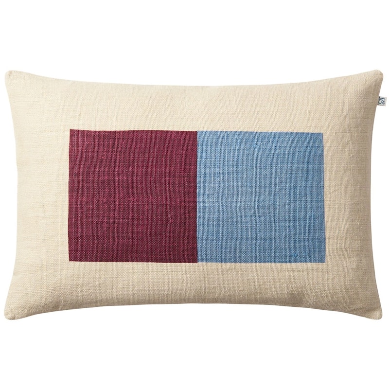 Deepak Putetrekk 40x60 cm, Dusty Blue / Ruby