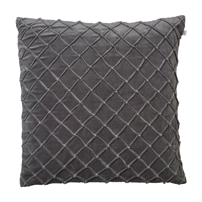 Deva Velvet Putetrekk 50x50 cm, Grey