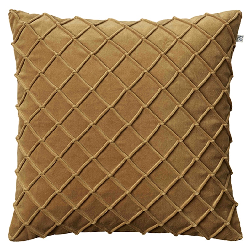 Deva Velvet Putetrekk 50x50 cm, Masala Yellow