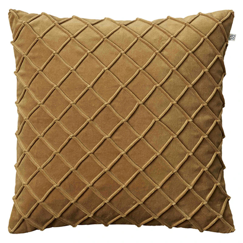 Deva Velvet Putetrekk 50x50 cm, Masala Yellow