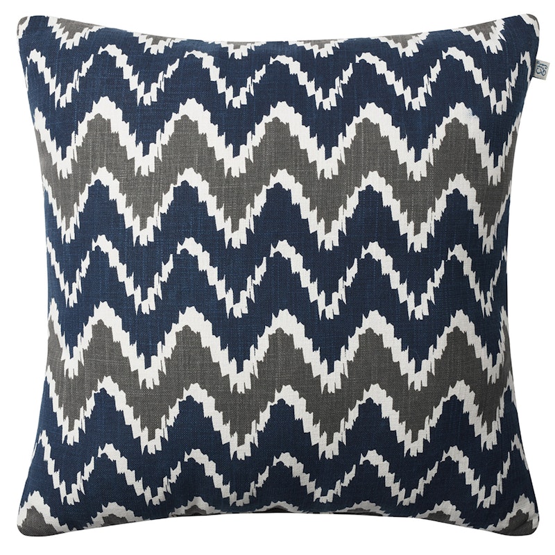 Ikat Bangalore Utepute 50x50 cm, Navy/Grey