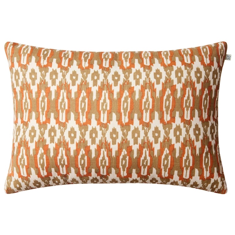 Ikat Delhi Pute 40x60 cm, Beige/Apricot Orange