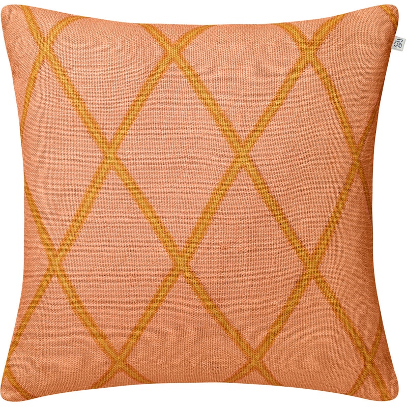 Ikat Orissa Putetrekk 50x50 cm, Rose/Spicy Yellow