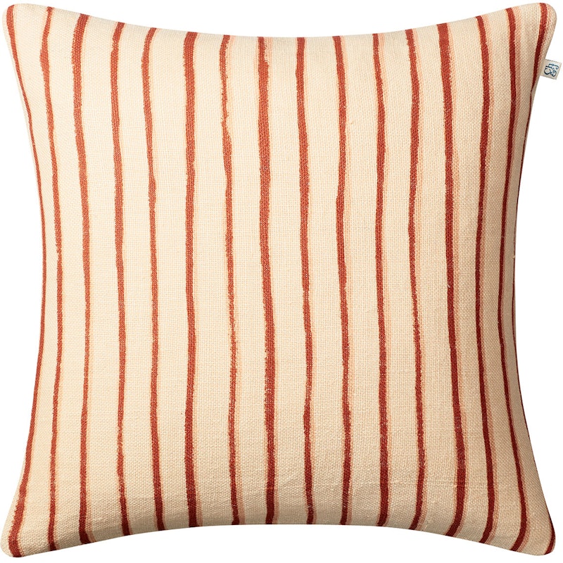 Jaipur Stripe Putetrekk 50x50 cm, Light Beige / Apricot Orange / Rose