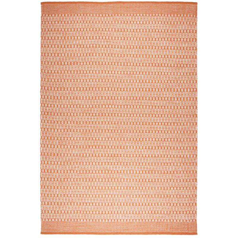 Mahi Ullteppe Off-white / Oransje, 200x300 cm