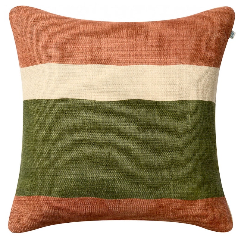 Manali Putetrekk 50x50 cm, Apricot Orange / Cactus Green