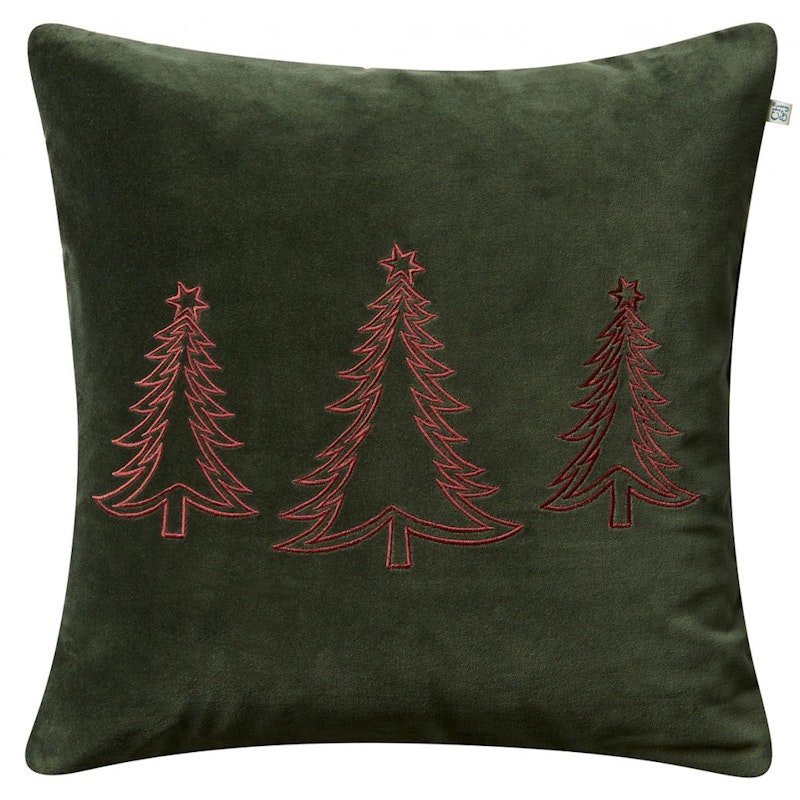Pine Tree Putetrekk 50x50 cm, Skogsgrønn