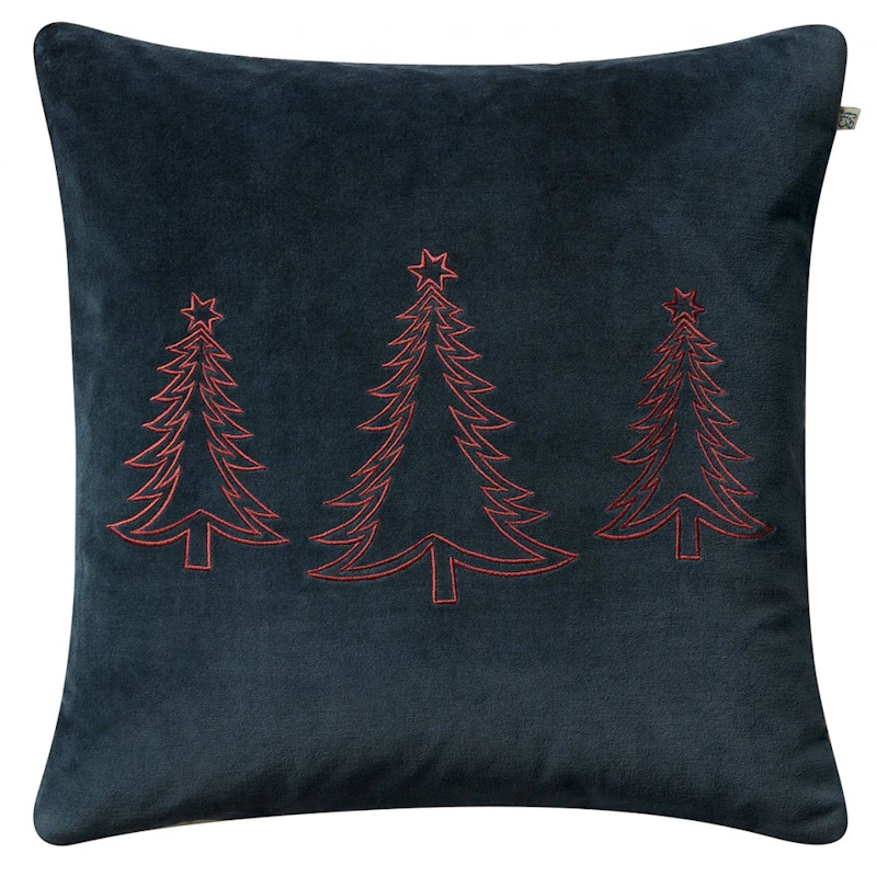 Pine Tree Putetrekk 50x50 cm, Sea Blue
