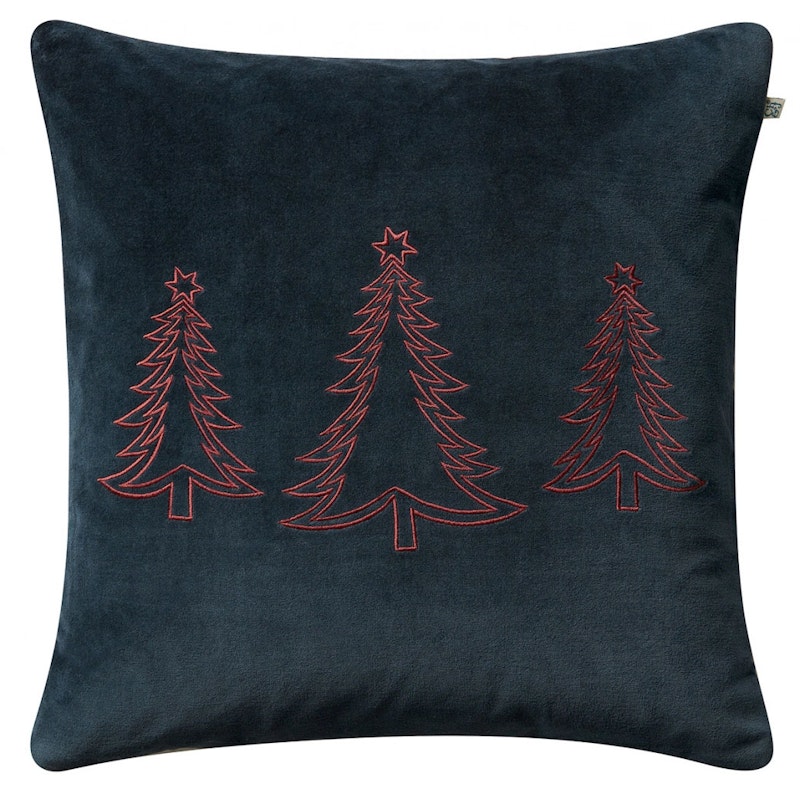 Pine Tree Putetrekk 50x50 cm, Sea Blue