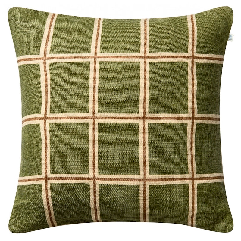 Raha Putetrekk 50x50 cm, Cactus Green / Taupe