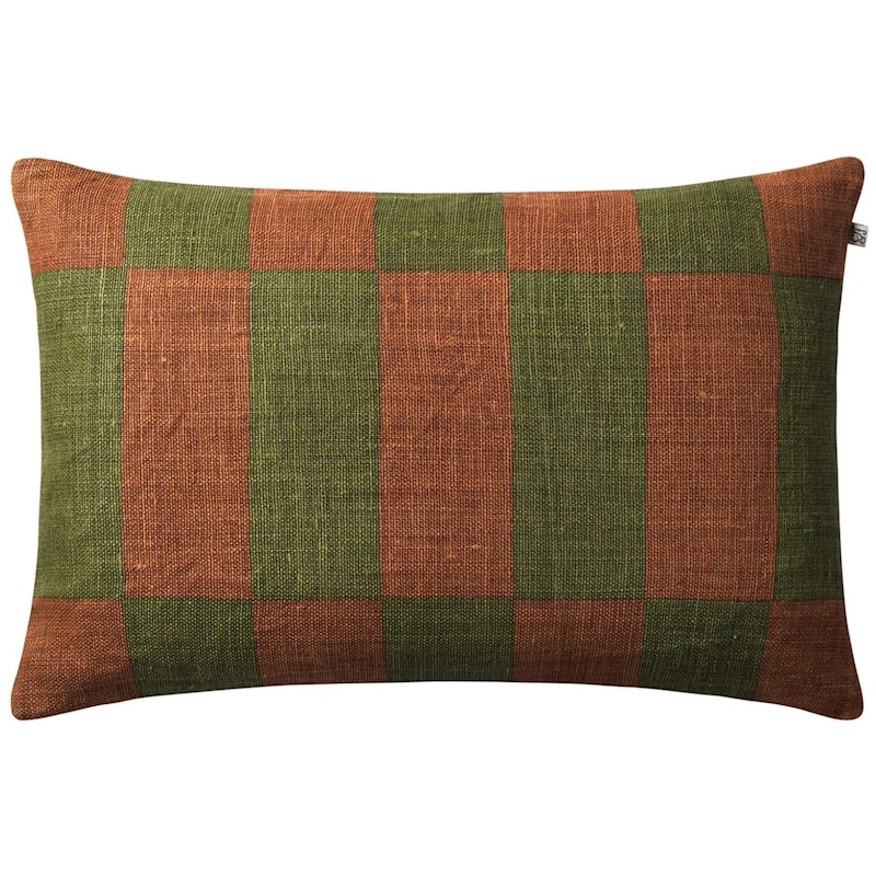 Samar Putetrekk 40x60 cm, Terracotta / Cactus Green