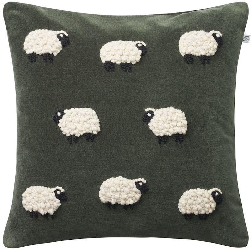 Sheep Putetrekk Forest Green, 50x50 cm