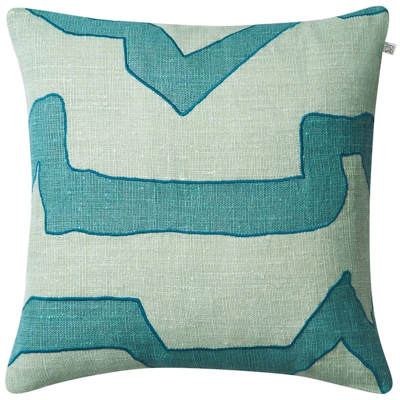 Sikkim Putetrekk 50x50 cm, Aqua / Sky Blue