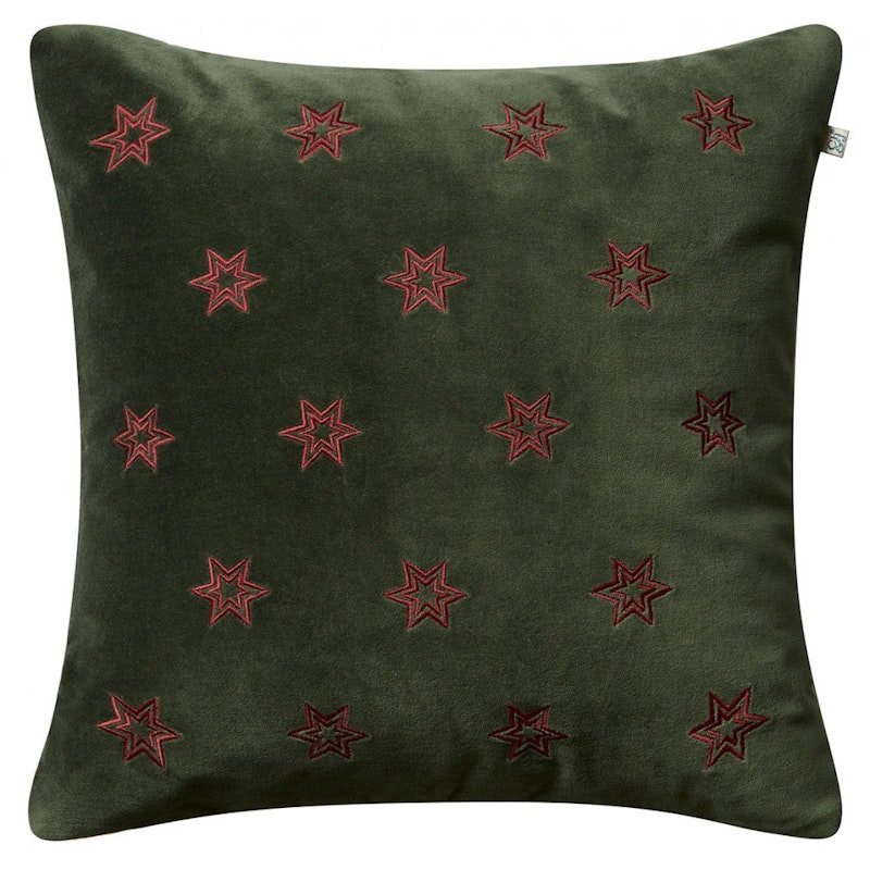 Star Putetrekk 50x50 cm, Skogsgrønn