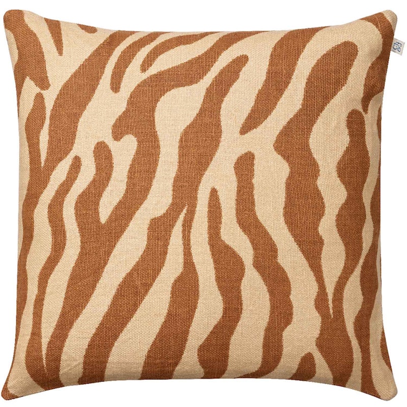 Zebra Putetrekk 50x50 cm, Taupe