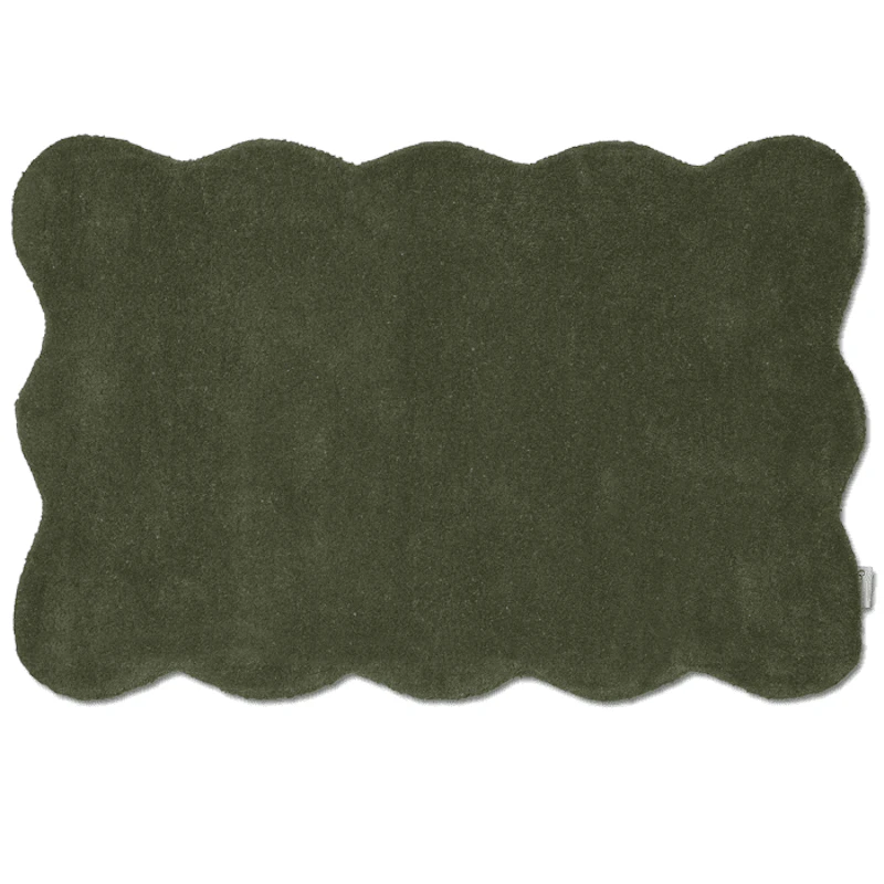 Clam Dørmatte 60x90 cm, Skogsgrønn