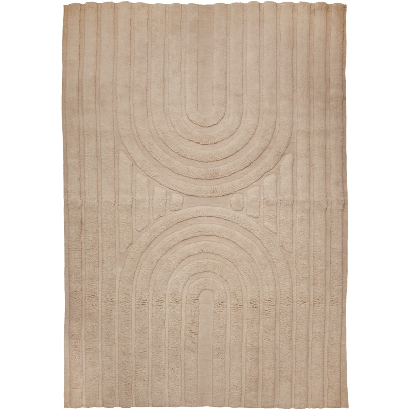 Curve Teppe 200x300 cm, Natural Beige