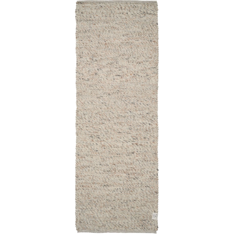 Merino Teppe 80x250 cm, Natural Beige