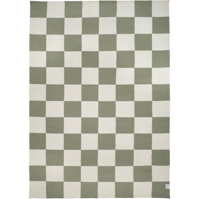 Square Teppe 250x350 cm, Hvit/Grønn