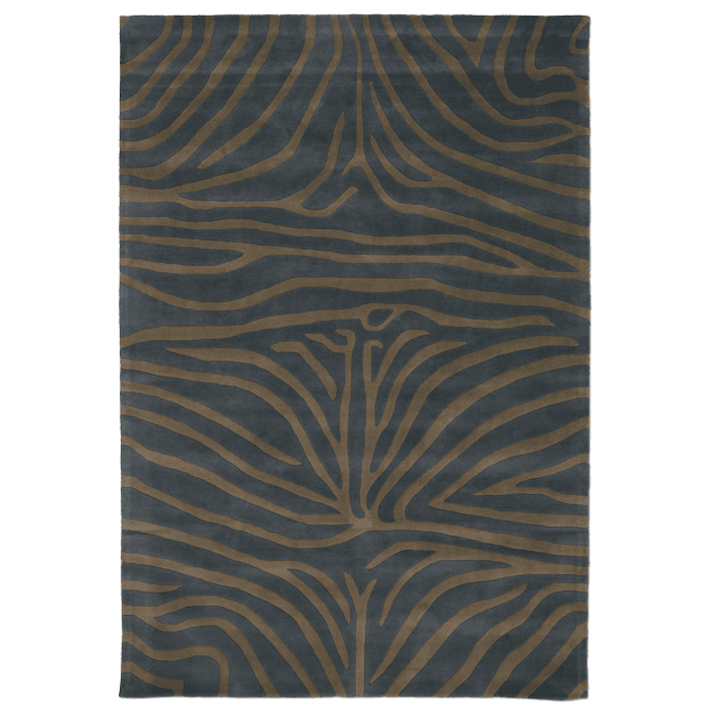 Zebra Ullteppe 250x350 cm, Horizon Blue