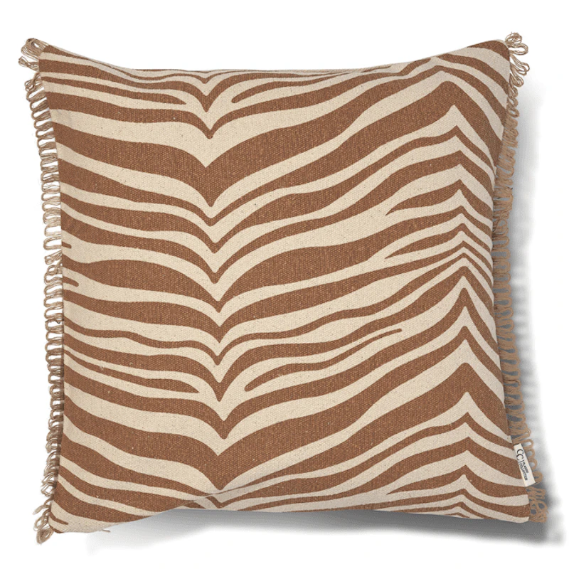 Zebra Pute 50x50 cm, Glazed Ginger