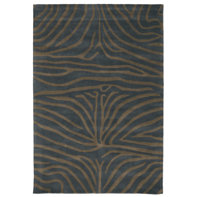 Zebra Ullteppe 200x300 cm, Horizon Blue