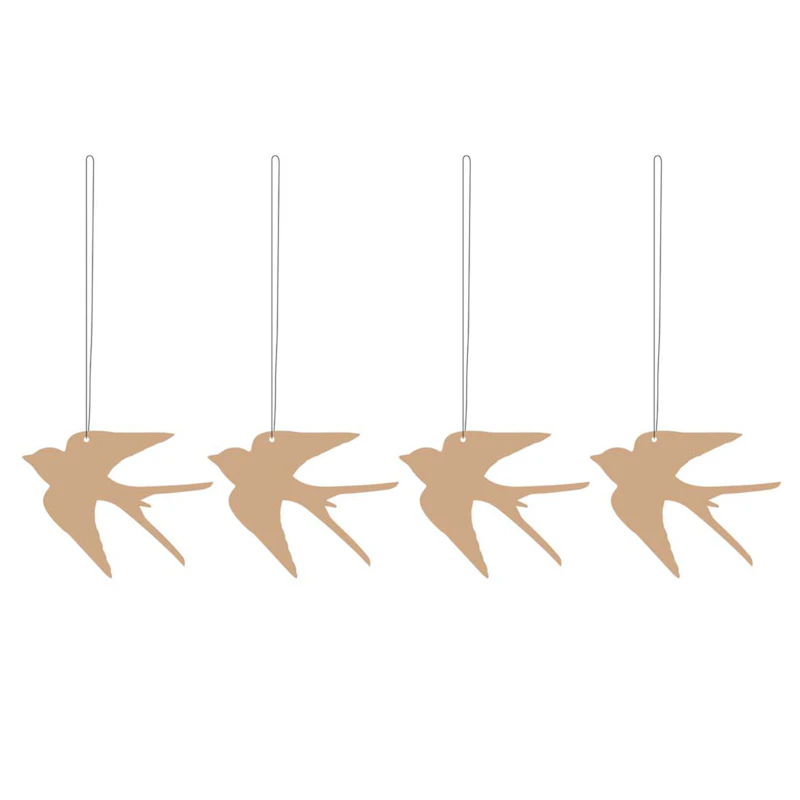 Easter Deco Bird, Cafe Au Lait 4-pack Påskedekorasjon Rustfritt Stål 4-pk Cafe  Au Lait