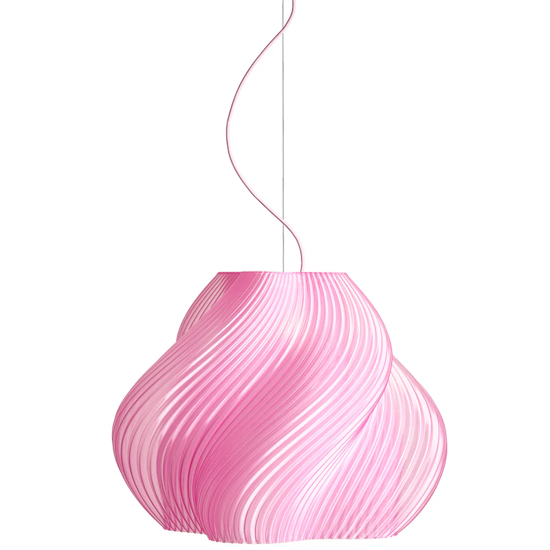 Soft Serve Pendel Mega, Krom / Rose Sorbet