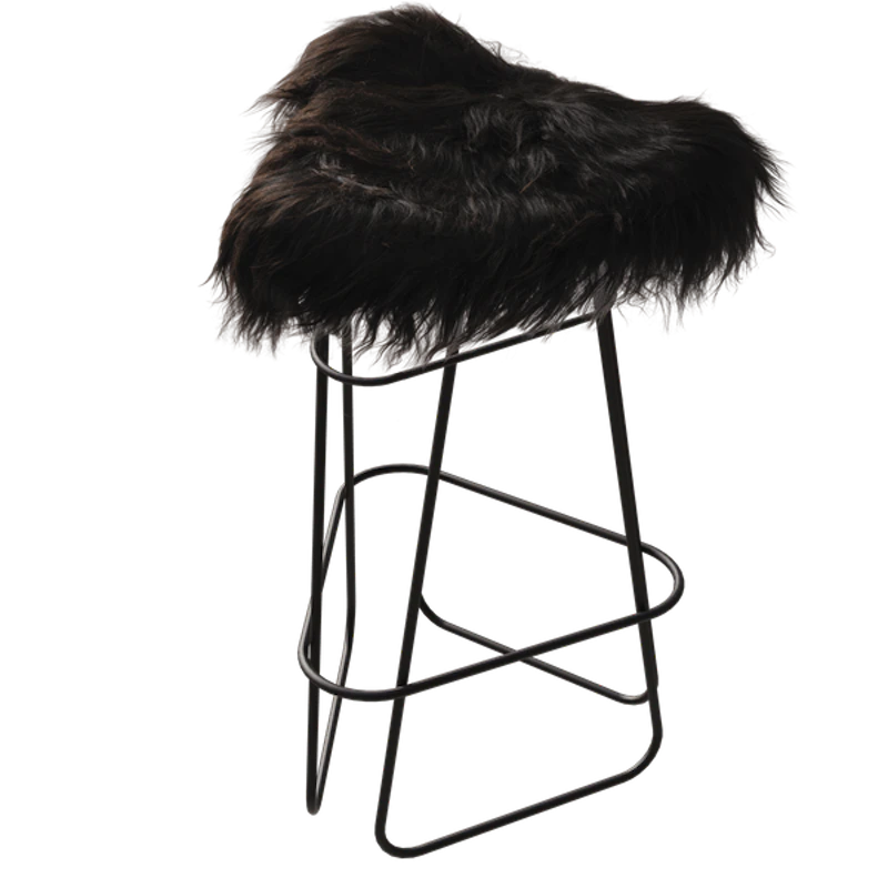 Iceland Barstol 65 cm, Sort / Wild Black