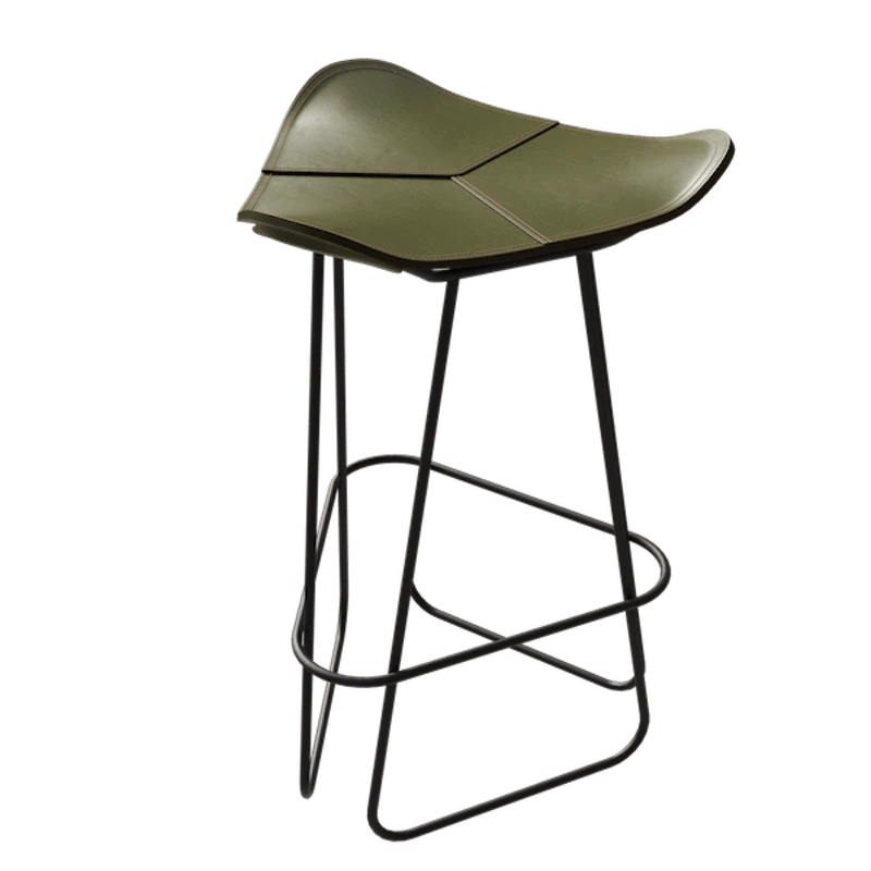 Pampa Barstol 65 cm, Sort / Grass Green