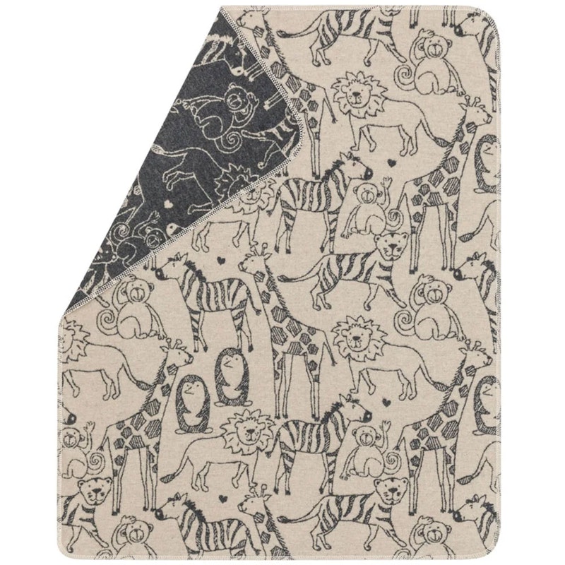Juwel Babyteppe 70x90 cm Safari Animals, Beige / Grå
