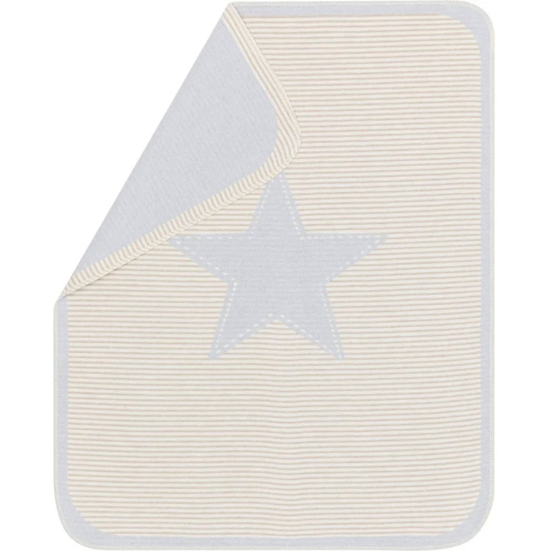 Juwel Babyteppe 70x90 cm Star, Lyseblå