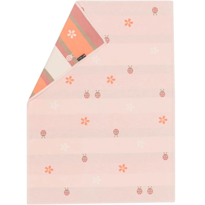 Lena Babyteppe 75x100 cm Ladybugs, Rosa