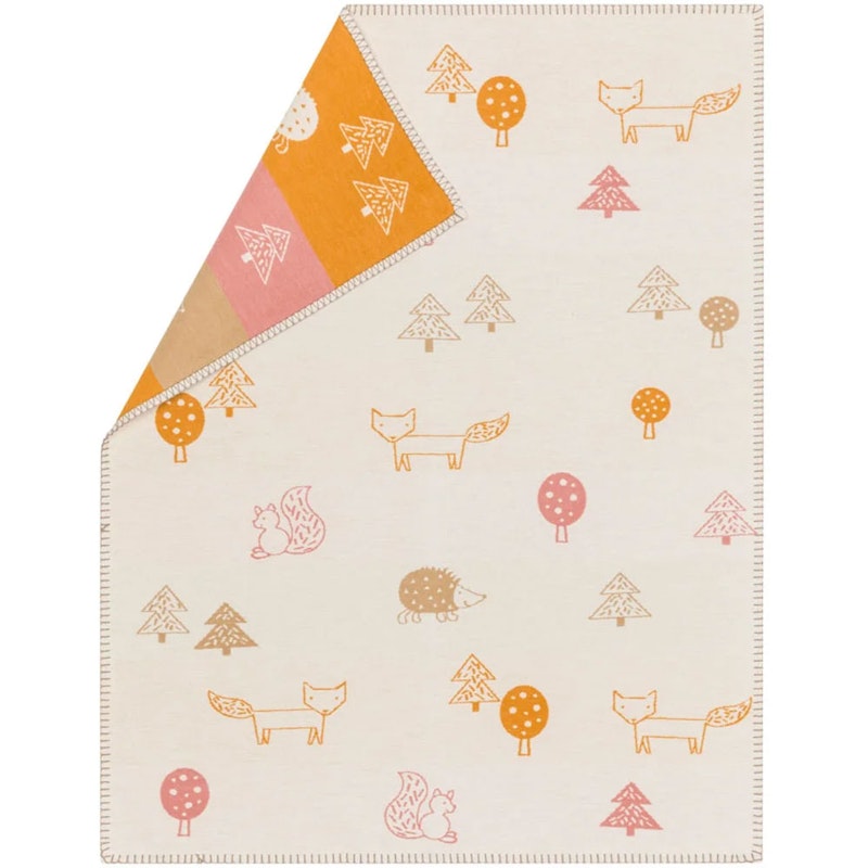 Lena Babyteppe 75x100 cm Forest Animals, Off-white
