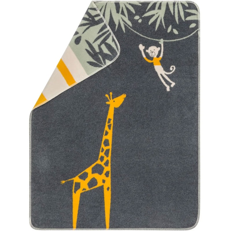 Maja Babyteppe 75x100 cm Giraffe, Charcoal