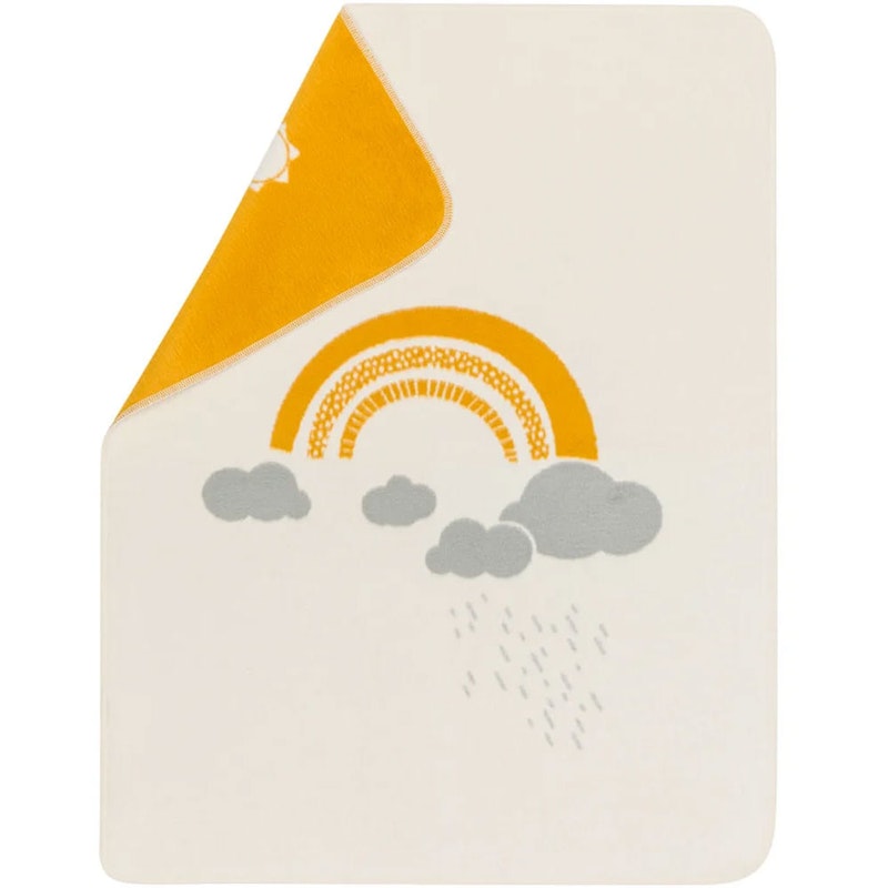 Maja Babyteppe 75x100 cm Rainbow, Off-white