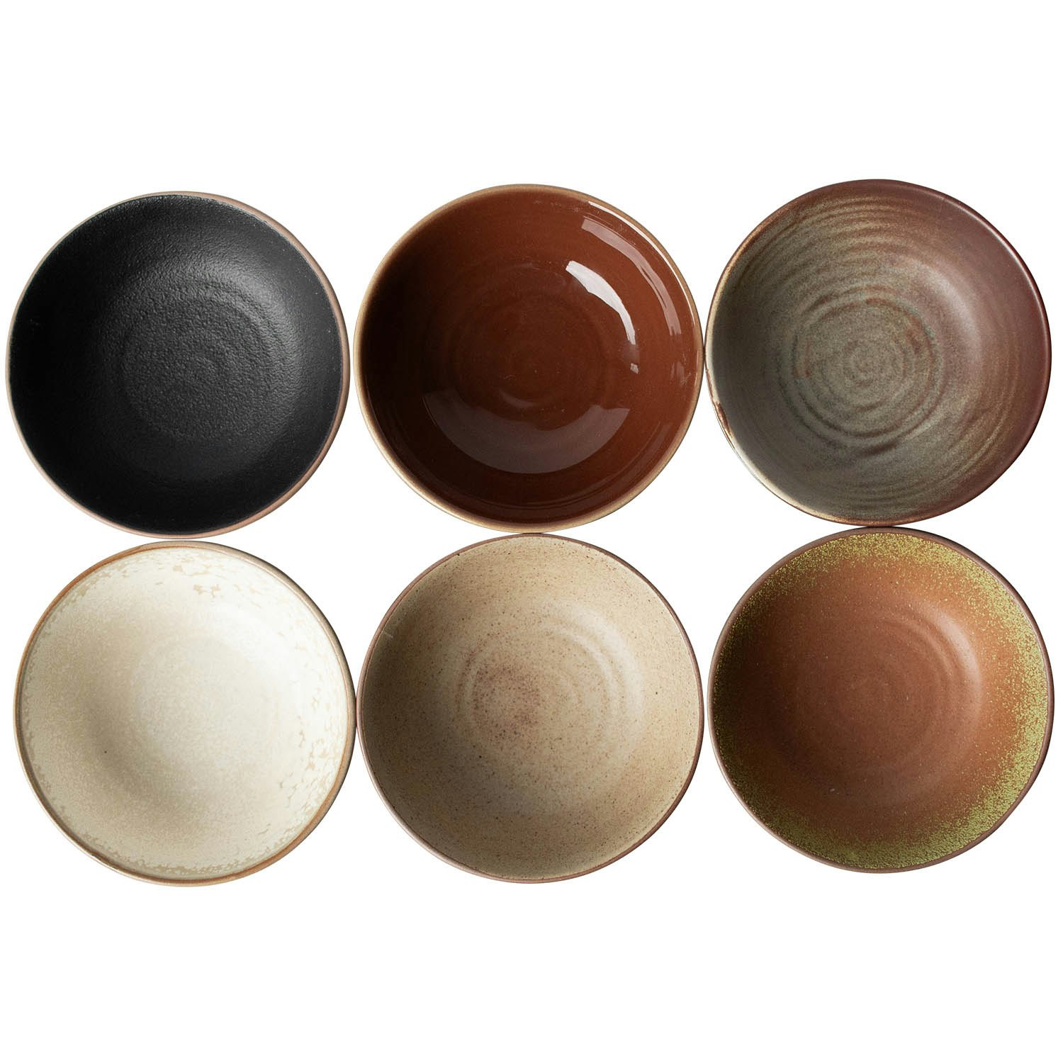 Dbkd Bowl Sk&aring;l 6-pk &Oslash;12 Cm  -  Serveringssk&aring;ler Keramikk Multi - 20240102