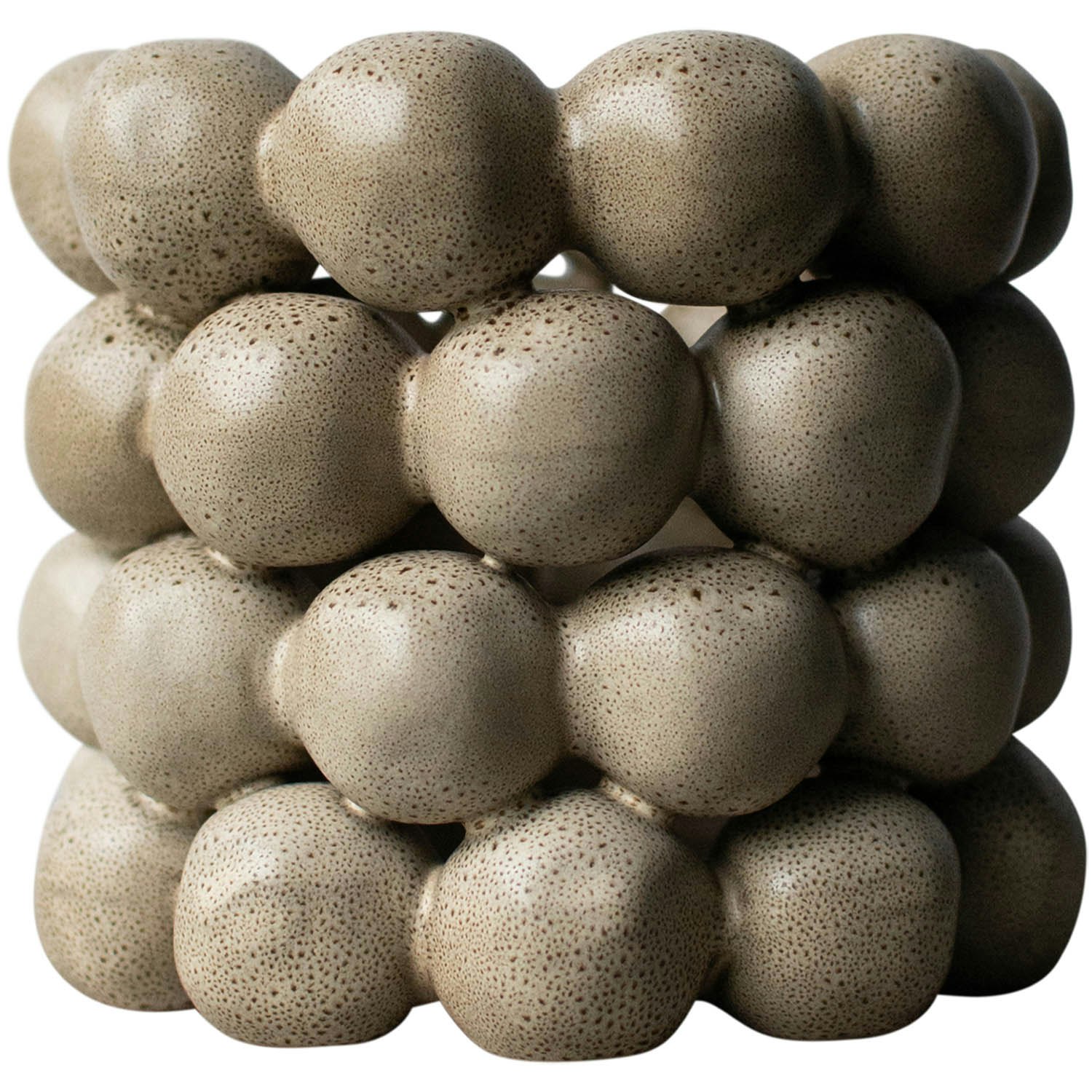 Dbkd Bright Lysestake &Oslash;17 Cm -  Lysestaker Keramikk Beige - 20221001BE