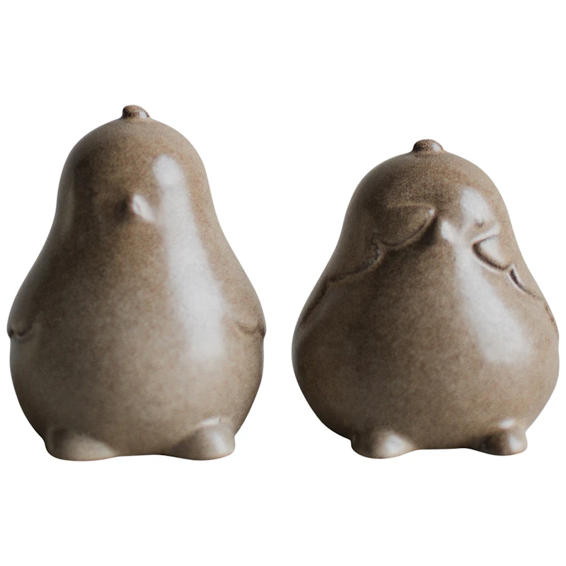 Chubby Chicken Dekorasjon 2-pk, Beige