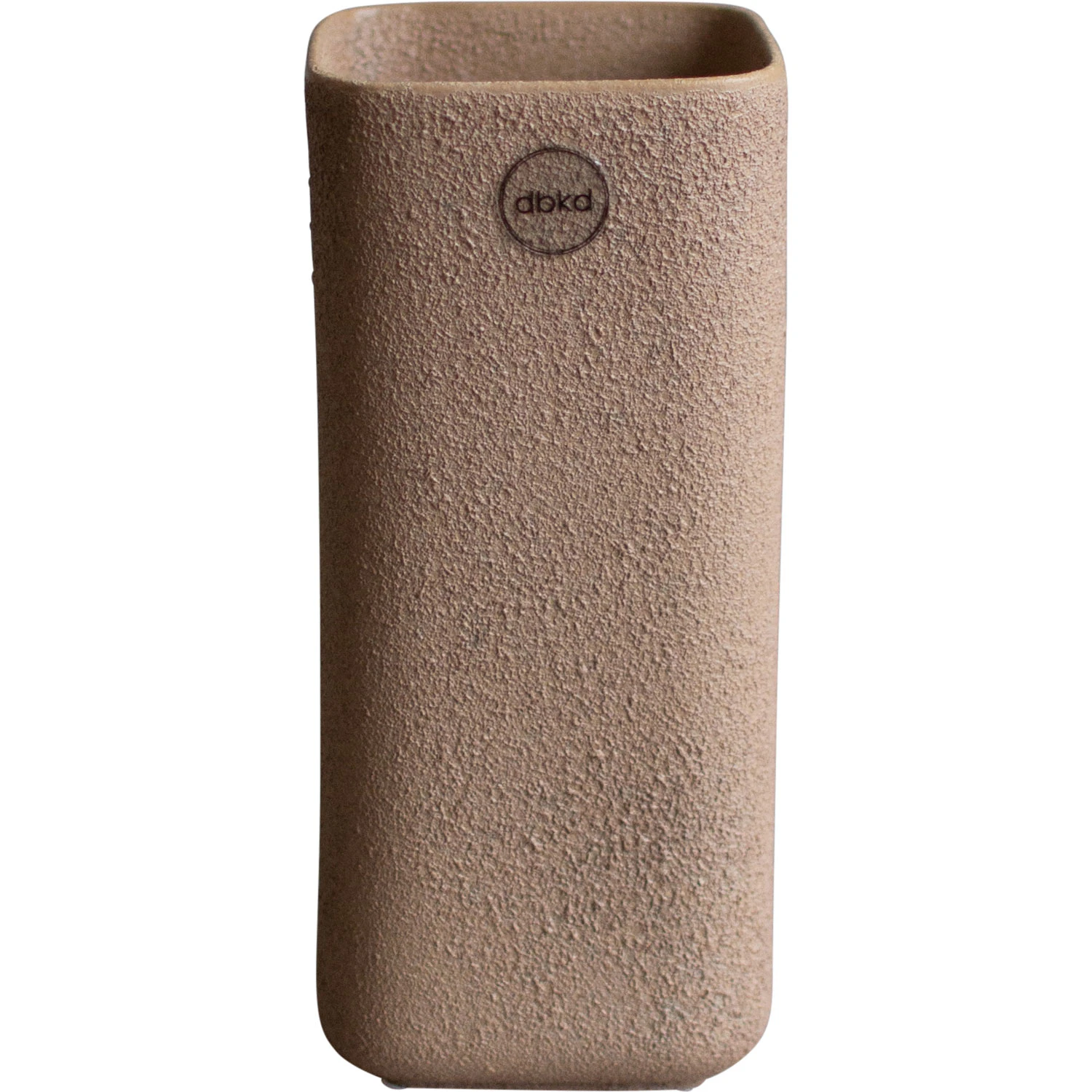 Dbkd Cube Vase H20 Cm - Vaser Keramikk Sand - 20220104s